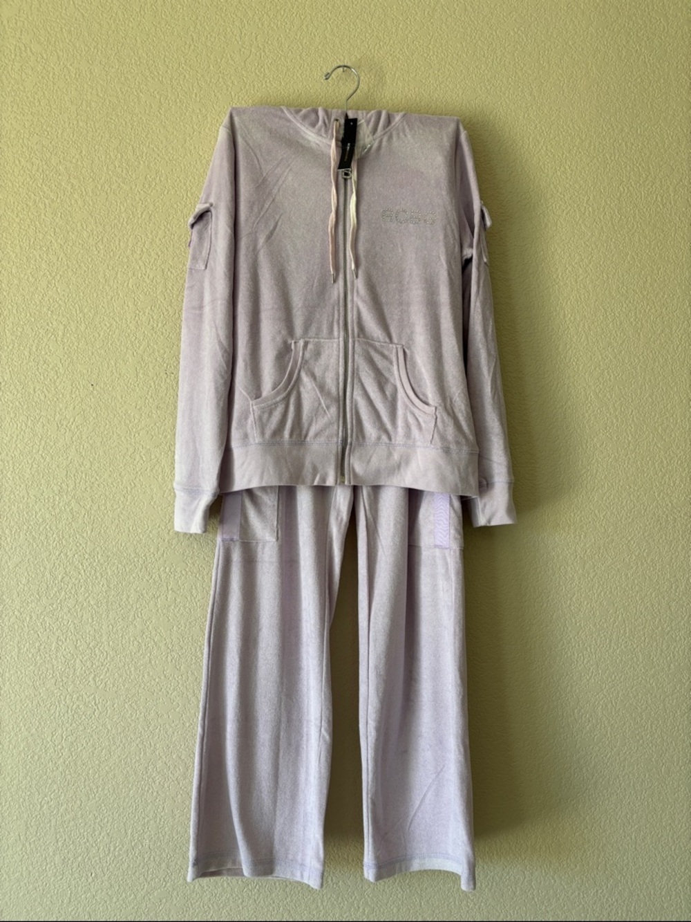 BCBG Vintage Y2K Light Lavender Track Suit- NWT